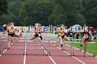 Womens and Girls hurdles at the Northern Inter-Counties under-17s and 15s at Witton Park, Blackburn. Photo: David T. Hewitson/Sports for All Pics